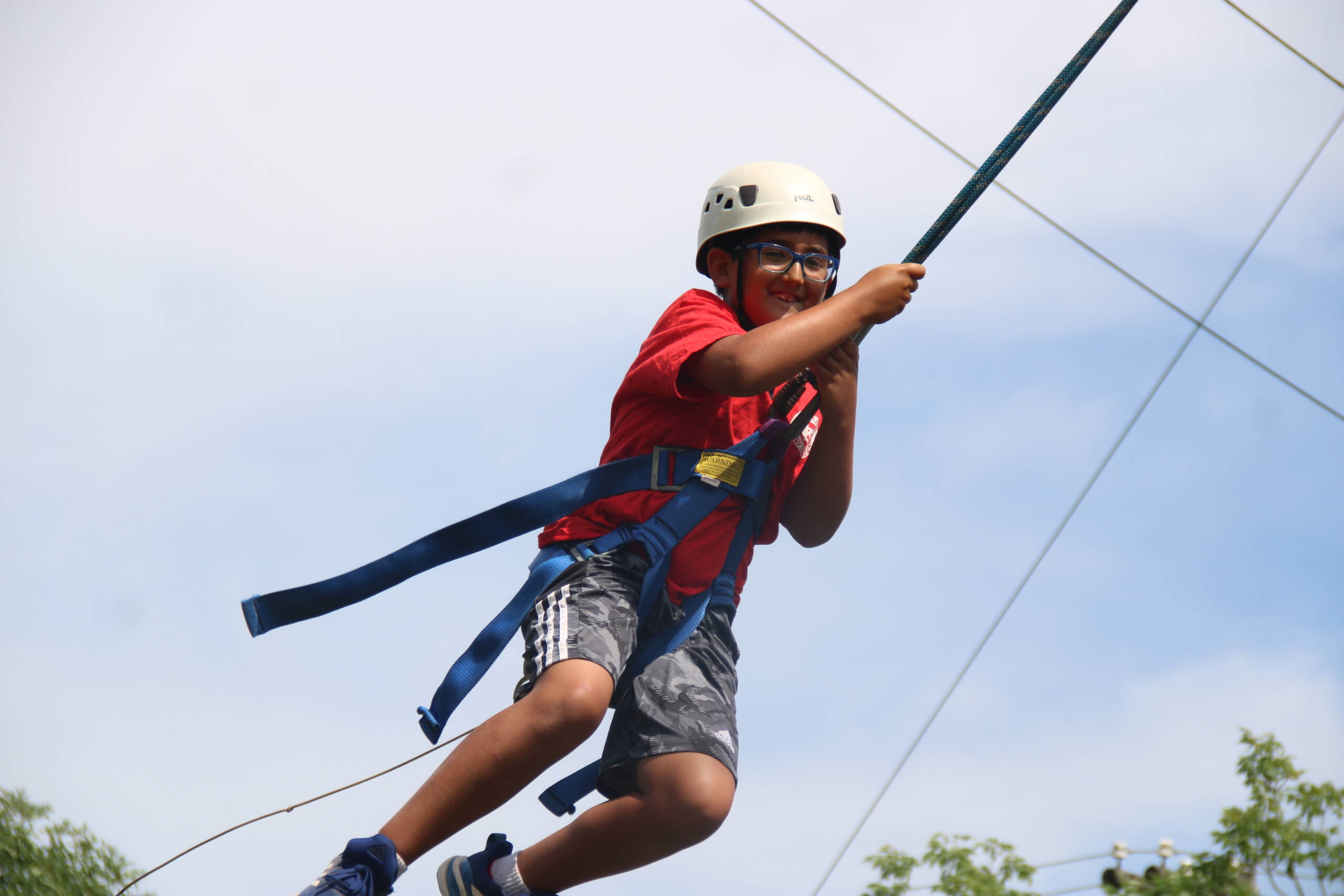 Boys Zipline 3 getting to know us